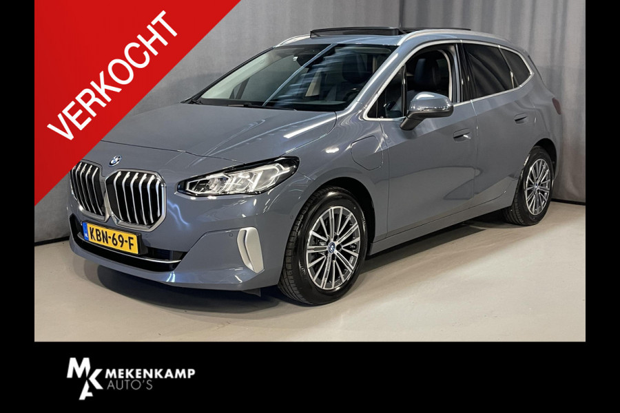 BMW 2 Serie Active Tourer 225e xDrive Luxury Line 17"/Leder + memory/Panoramadak/Stoelmassage/Harman Kardon/Camera/Head-up/Dodehoek/Apple Carplay & Android Auto