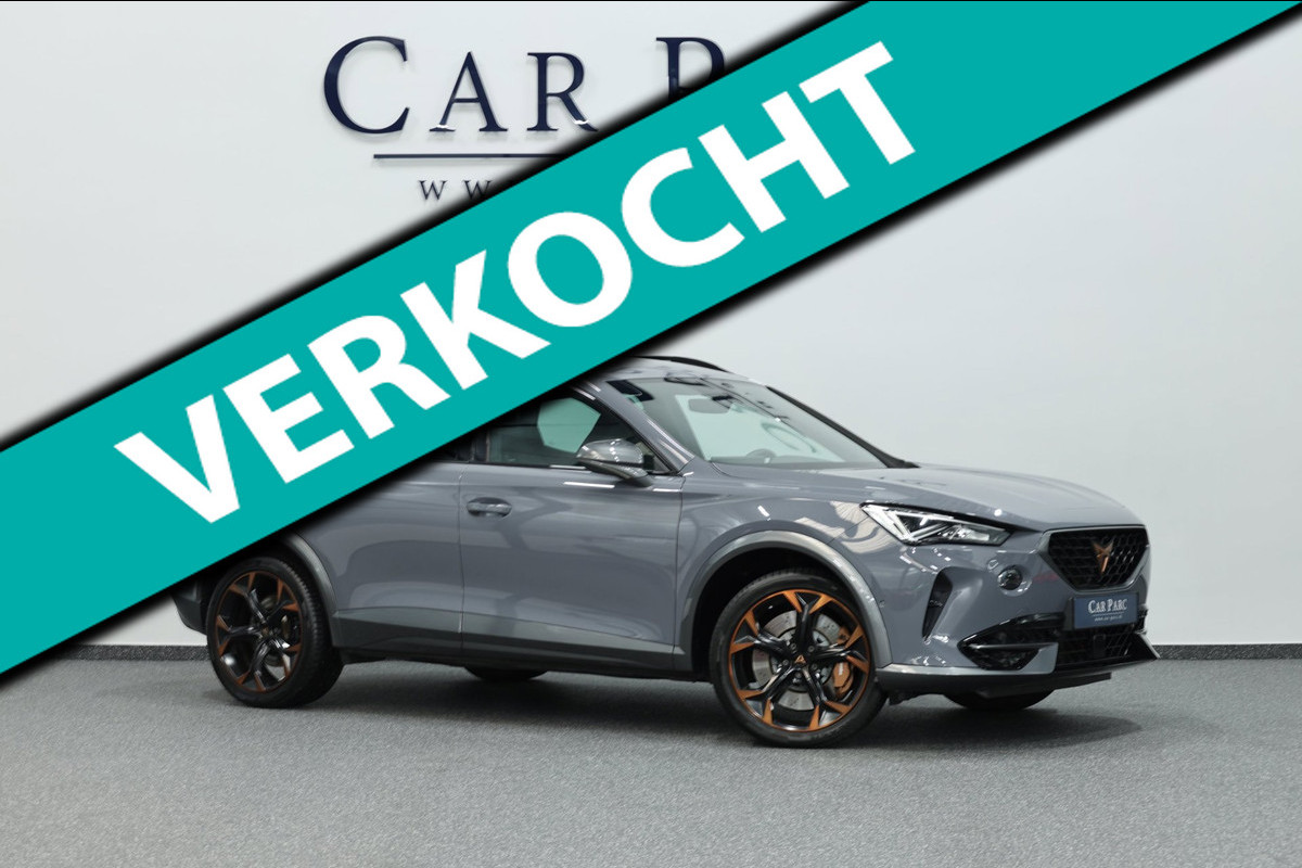 CUPRA Formentor 2.0 TSI 4DRIVE 310+PK LED/VIRTUAL/SFEER/STUUR+S.VERWARMING+MEMORY/19"/KEYLESS/CAM/ACC/ECC/12 MDN GARANTIE