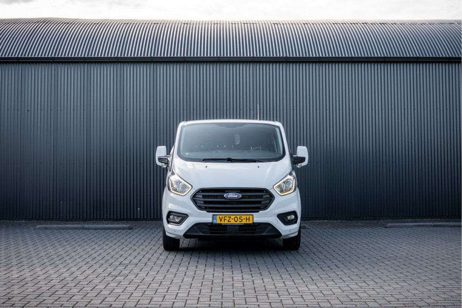 Ford Transit Custom 2.0 EcoBlue L1H1 | DC 6-Zits | LED | Cruise | PDC | Airco | Trekhaak