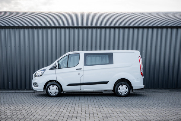 Ford Transit Custom 2.0 EcoBlue L1H1 | DC 6-Zits | LED | Cruise | PDC | Airco | Trekhaak