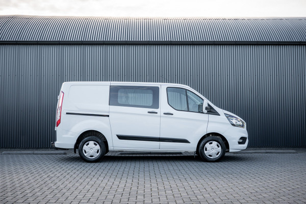 Ford Transit Custom 2.0 EcoBlue L1H1 | DC 6-Zits | LED | Cruise | PDC | Airco | Trekhaak
