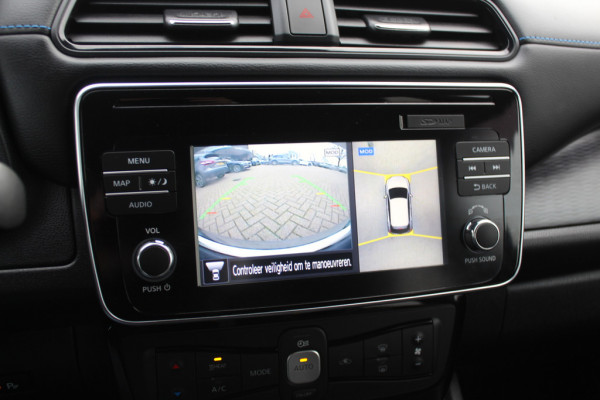 Nissan Leaf e+ Tekna 62 kWh / Trekhaak / 360Camera / Leder / Keyless / 17'' / CarPlay / Dodehoek / DAB / ACC / Stoelverwarming 4x / Warmtepomp