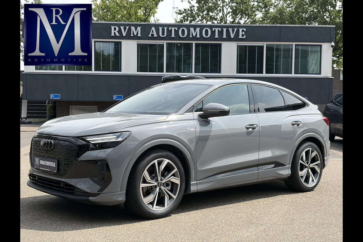 Audi Q4 Sportback e-tron 45 S Edition 82 kWh 21000 KM ! | SOH 92% | S-LINE | ADAPT. CRUISE CONTROL | STOELVERWARMING | ELEK. ACHTERKLEP | ACHTERUITRIJCAMERA