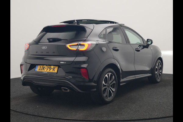 Ford Puma 1.0 EcoBoost Hybrid ST-Line X 168pk Dealer O.H | Trekhaak Afn. | Panodak | Adaptive Cruise | Bang & Olufsen | Camera | Sportstoelen & Stuur Verwarmd | Keyless | Virtual | Navigatie | DAB | 17"L.M |