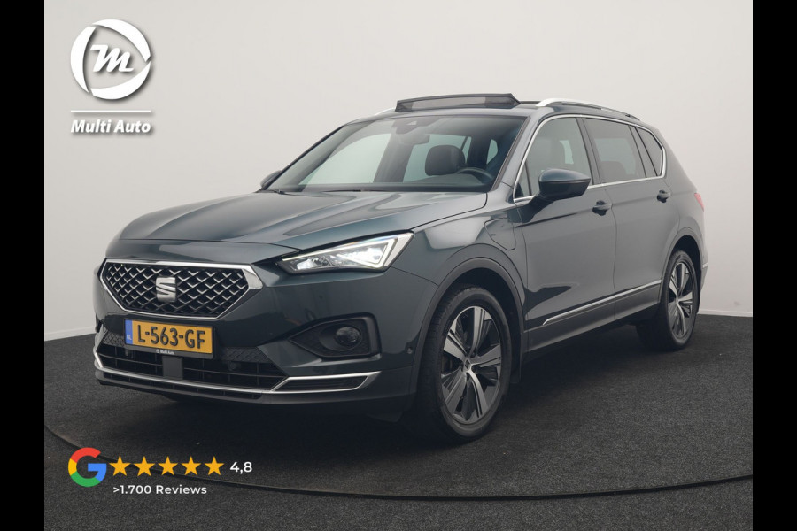 Seat Tarraco 1.4 TSI e-Hybrid PHEV Xcellence 259pk | Trekhaak Af Fabriek | Panodak | Camera | Adaptive Cruise | Sportstoelen Verwarmd | BLIS | Keyless | Virtual | Navigatie | DAB | 19"L.M | Plug In Hybrid |