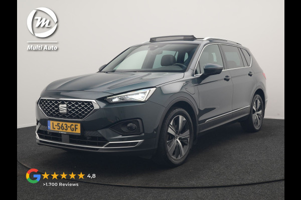 Seat Tarraco 1.4 TSI e-Hybrid PHEV Xcellence 259pk | Trekhaak Af Fabriek | Panodak | Camera | Adaptive Cruise | Sportstoelen Verwarmd | BLIS | Keyless | Virtual | Navigatie | DAB | 19"L.M | Plug In Hybrid |