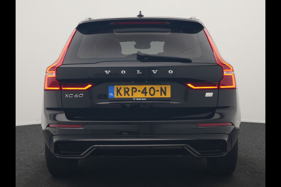 Volvo XC60 T6 AWD Plus Dark LONG RANGE PHEV 350pk Dealer O.H. | Trekhaak Af Fabriek | Panodak | Camera | Harman / Kardon | Lederen Sportstoelen Memory & Verwarmd | Keyless | Apple Carplay | Google Assistant | Navigatie | Virtual | DAB | 19"L.M | Plug In Hybrid |