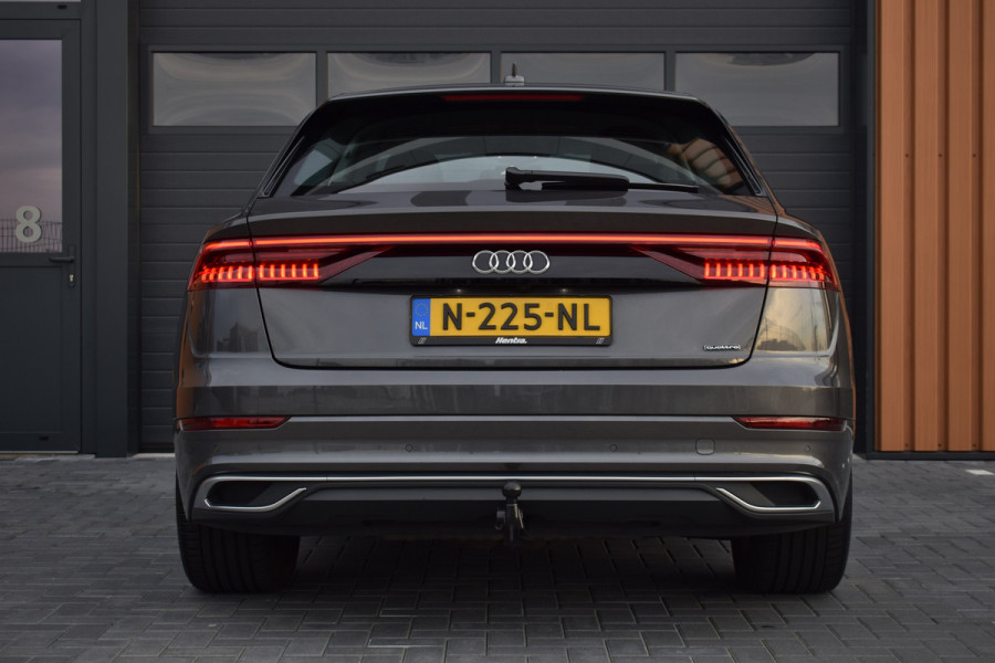Audi Q8 55 TFSI e Quattro | Luchtvering | Trekhaak | B&O | Leer | 360 camera