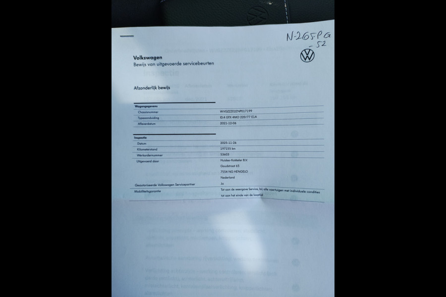 Volkswagen ID.4 GTX 4Motion 300PK Trekhaak 82kWh 4WD Matrix led Lmv 20" Elektr.+MemoryStoel Stuurverwarmimg Adap.Cruise Navi Ecc Top Sport Interieur Pakket Plus Apple Carplay Android Ergo-Active Stoelen Auto SOH 88% AWD Keyless Advanced 1e Eigenaar Dealeronderhouden Origineel Nederlandse Auto 1.200KG trekvermogen