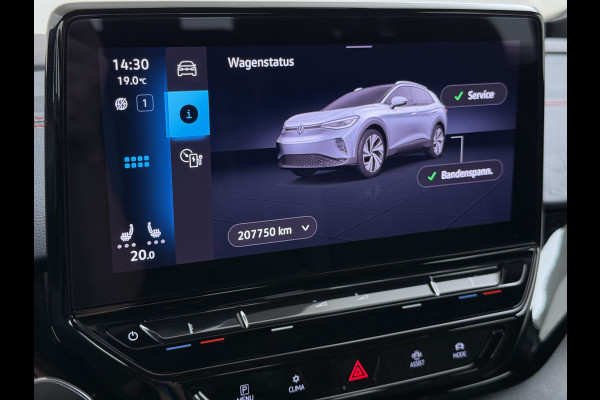 Volkswagen ID.4 GTX 4Motion 300PK Trekhaak 82kWh 4WD Matrix led Lmv 20" Elektr.+MemoryStoel Stuurverwarmimg Adap.Cruise Navi Ecc Top Sport Interieur Pakket Plus Apple Carplay Android Ergo-Active Stoelen Auto SOH 88% AWD Keyless Advanced 1e Eigenaar Dealeronderhouden Origineel Nederlandse Auto 1.200KG trekvermogen