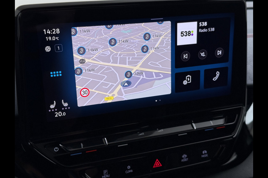 Volkswagen ID.4 GTX 4Motion 300PK Trekhaak 82kWh 4WD Matrix led Lmv 20" Elektr.+MemoryStoel Stuurverwarmimg Adap.Cruise Navi Ecc Top Sport Interieur Pakket Plus Apple Carplay Android Ergo-Active Stoelen Auto SOH 88% AWD Keyless Advanced 1e Eigenaar Dealeronderhouden Origineel Nederlandse Auto 1.200KG trekvermogen