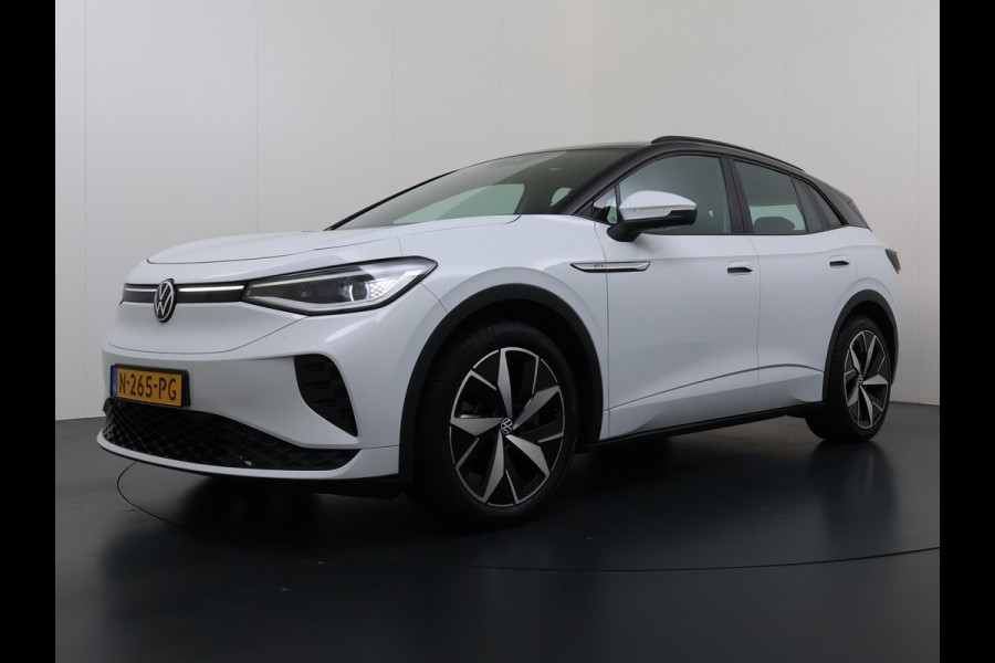 Volkswagen ID.4 GTX 4Motion 300PK Trekhaak 82kWh 4WD Matrix led Lmv 20" Elektr.+MemoryStoel Stuurverwarmimg Adap.Cruise Navi Ecc Top Sport Interieur Pakket Plus Apple Carplay Android Ergo-Active Stoelen Auto SOH 88% AWD Keyless Advanced 1e Eigenaar Dealeronderhouden Origineel Nederlandse Auto 1.200KG trekvermogen