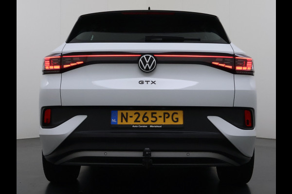 Volkswagen ID.4 GTX 4Motion 300PK Trekhaak 82kWh 4WD Matrix led Lmv 20" Elektr.+MemoryStoel Stuurverwarmimg Adap.Cruise Navi Ecc Top Sport Interieur Pakket Plus Apple Carplay Android Ergo-Active Stoelen Auto SOH 88% AWD Keyless Advanced 1e Eigenaar Dealeronderhouden Origineel Nederlandse Auto 1.200KG trekvermogen