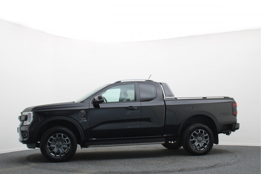 Ford Ranger 2.0 Super Cab EcoBlue Wildtrak 360° Camera, Trekhaak, Leer, ACC, Apple CarPlay, Stoelverwarming