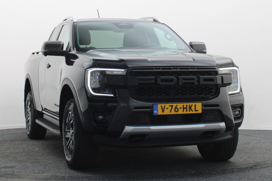 Ford Ranger 2.0 Super Cab EcoBlue Wildtrak 360° Camera, Trekhaak, Leer, ACC, Apple CarPlay, Stoelverwarming
