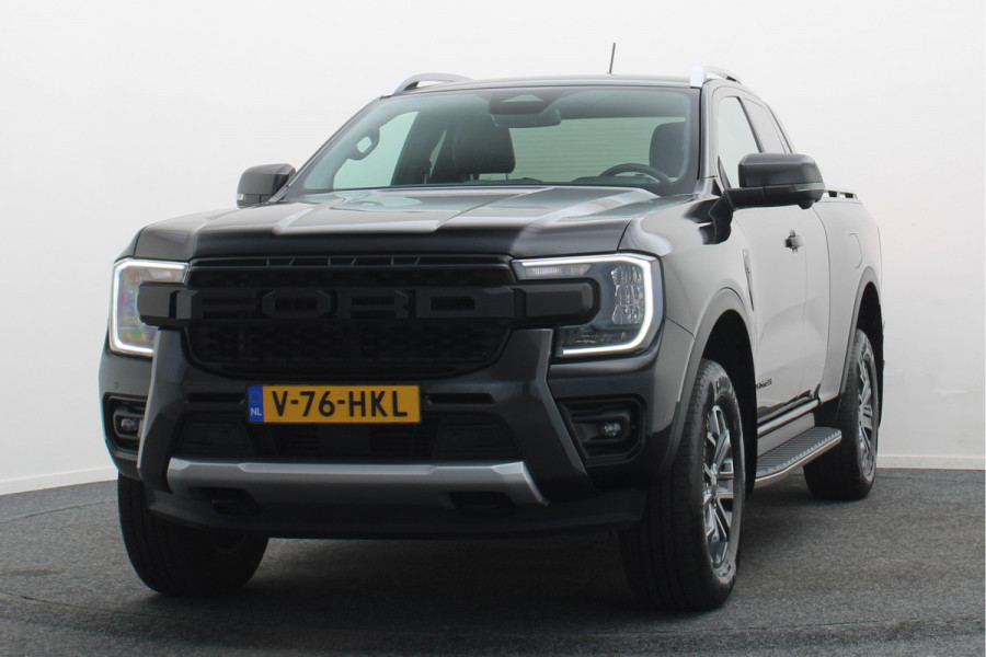 Ford Ranger 2.0 Super Cab EcoBlue Wildtrak 360° Camera, Trekhaak, Leer, ACC, Apple CarPlay, Stoelverwarming