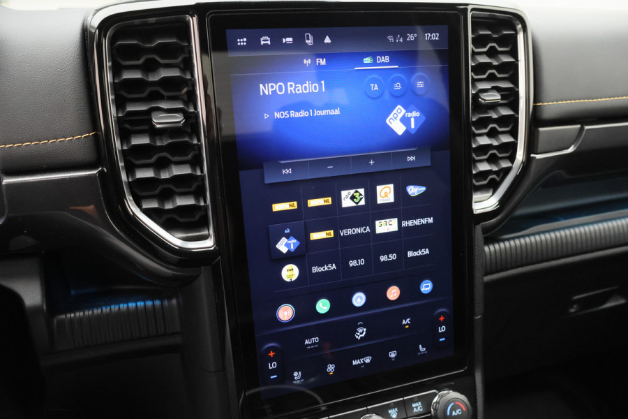 Ford Ranger 2.0 Super Cab EcoBlue Wildtrak 360° Camera, Trekhaak, Leer, ACC, Apple CarPlay, Stoelverwarming