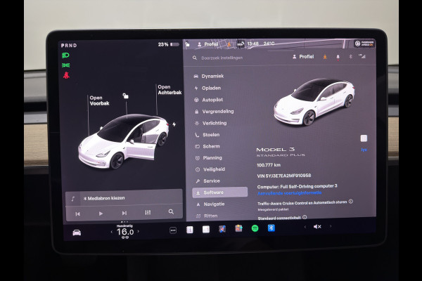 Tesla Model 3 Standard RWD Plus 60 kWh | Panoramadak | zwart leer | ACC