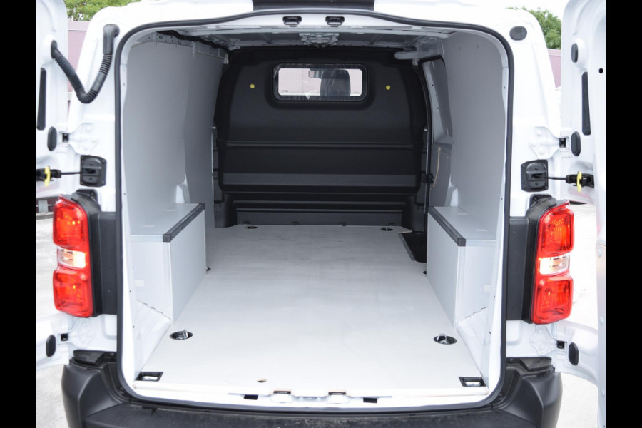 Peugeot Expert GB L3H1 75KWH LED Laadruimte verlichting  /  Houten afwerking laadruimte  /  Surround NAV pakket  /  Geïsoleerde comfort scheidingswand met vaste ruit  /  Reservewiel