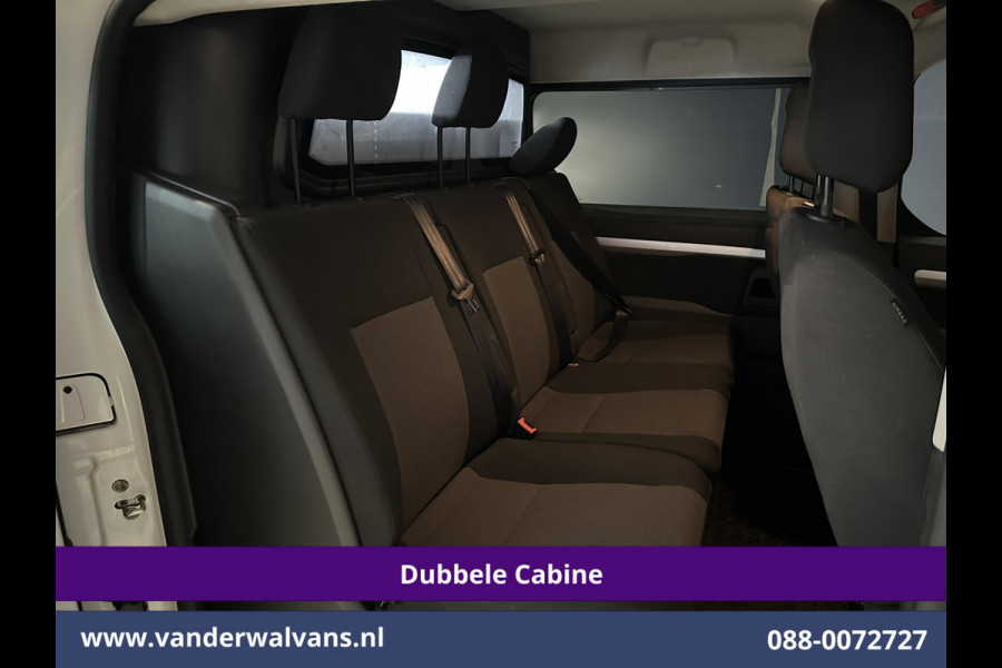 Peugeot Expert 2.0 BlueHDI 123pk L3H1 Dubbele Cabine Euro6 Airco | 5-Zits | Camera | Navigatie | Apple Carplay Android Auto, Cruisecontrol, 2500kg Trekhaak, Parkeersensoren
