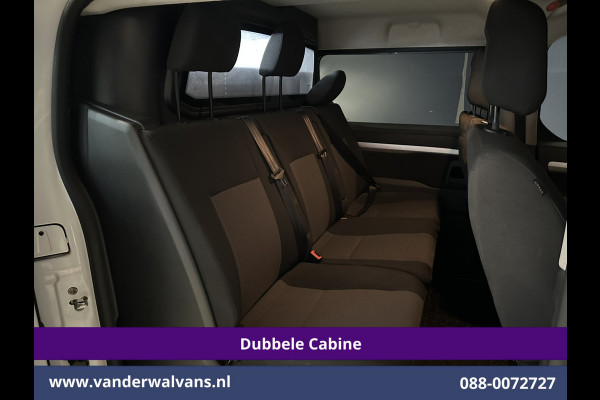 Peugeot Expert 2.0 BlueHDI 123pk L3H1 Dubbele Cabine Euro6 Airco | 5-Zits | Camera | Navigatie | Apple Carplay Android Auto, Cruisecontrol, 2500kg Trekhaak, Parkeersensoren