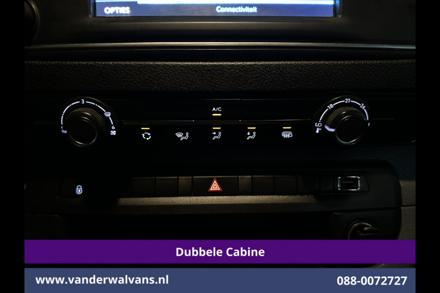 Peugeot Expert 2.0 BlueHDI 123pk L3H1 Dubbele Cabine Euro6 Airco | 5-Zits | Camera | Navigatie | Apple Carplay Android Auto, Cruisecontrol, 2500kg Trekhaak, Parkeersensoren