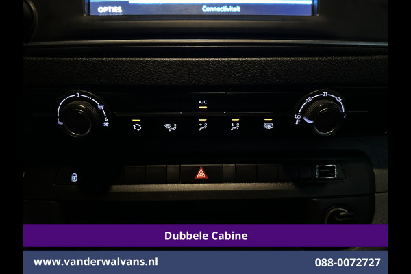 Peugeot Expert 2.0 BlueHDI 123pk L3H1 Dubbele Cabine Euro6 Airco | 5-Zits | Camera | Navigatie | Apple Carplay Android Auto, Cruisecontrol, 2500kg Trekhaak, Parkeersensoren