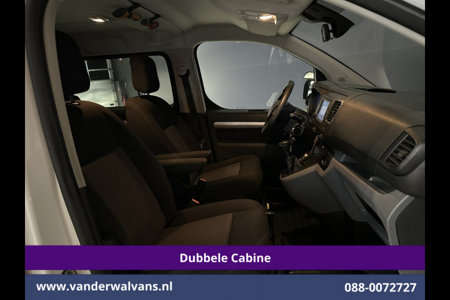 Peugeot Expert 2.0 BlueHDI 123pk L3H1 Dubbele Cabine Euro6 Airco | 5-Zits | Camera | Navigatie | Apple Carplay Android Auto, Cruisecontrol, 2500kg Trekhaak, Parkeersensoren