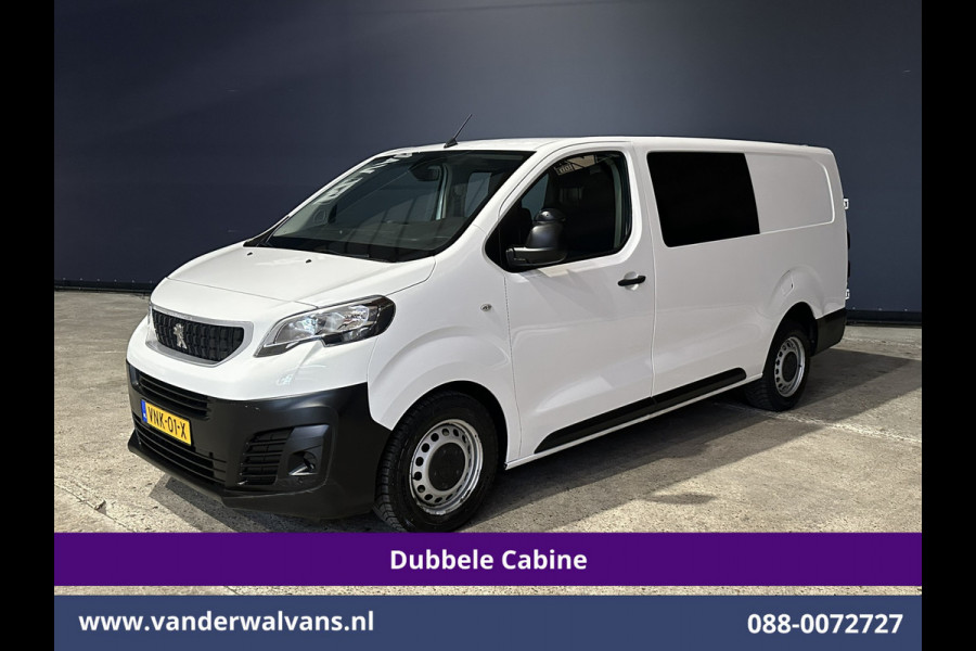 Peugeot Expert 2.0 BlueHDI 123pk L3H1 Dubbele Cabine Euro6 Airco | 5-Zits | Camera | Navigatie | Apple Carplay Android Auto, Cruisecontrol, 2500kg Trekhaak, Parkeersensoren