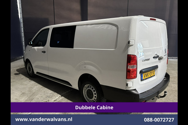 Peugeot Expert 2.0 BlueHDI 123pk L3H1 Dubbele Cabine Euro6 Airco | 5-Zits | Camera | Navigatie | Apple Carplay Android Auto, Cruisecontrol, 2500kg Trekhaak, Parkeersensoren