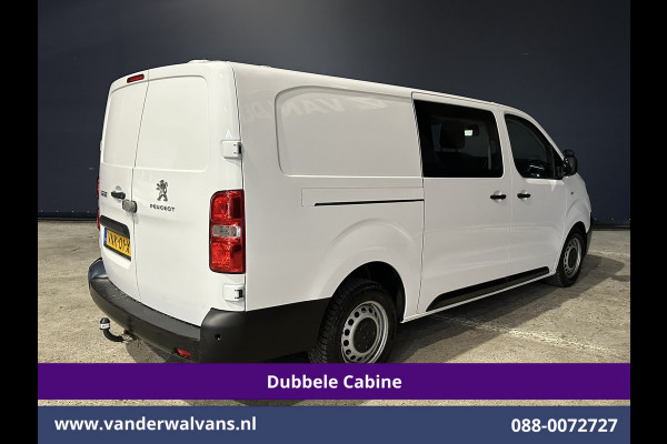 Peugeot Expert 2.0 BlueHDI 123pk L3H1 Dubbele Cabine Euro6 Airco | 5-Zits | Camera | Navigatie | Apple Carplay Android Auto, Cruisecontrol, 2500kg Trekhaak, Parkeersensoren