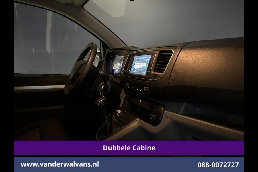 Peugeot Expert 2.0 BlueHDI 123pk L3H1 Dubbele Cabine Euro6 Airco | 5-Zits | Camera | Navigatie | Apple Carplay Android Auto, Cruisecontrol, 2500kg Trekhaak, Parkeersensoren