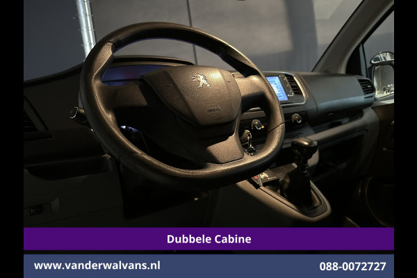 Peugeot Expert 2.0 BlueHDI 123pk L3H1 Dubbele Cabine Euro6 Airco | 5-Zits | Camera | Navigatie | Apple Carplay Android Auto, Cruisecontrol, 2500kg Trekhaak, Parkeersensoren