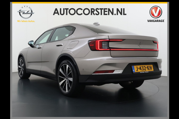 Polestar 2 Long Range Dual Motor Launch Ed. 78kWh 408PK Adap.Cruise Trekhaak Leder Panoramadak Harman&Kardon®-Audio BlindSpot 360°Camera St Keyless Draadloos Tel. Opladen Elek.Stoelen+Memory Elek.Achterklep Road-SIgn Info Lane Keeping Aid Ecc Pdc Lmv 19" Led Bluetooth 1e Eigenaar Dealeronderhouden 1.500KG Trekgewicht Zeer compleet