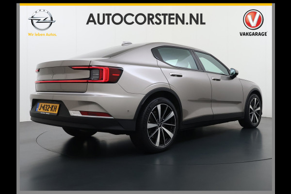 Polestar 2 Long Range Dual Motor Launch Ed. 78kWh 408PK Adap.Cruise Trekhaak Leder Panoramadak Harman&Kardon®-Audio BlindSpot 360°Camera St Keyless Draadloos Tel. Opladen Elek.Stoelen+Memory Elek.Achterklep Road-SIgn Info Lane Keeping Aid Ecc Pdc Lmv 19" Led Bluetooth 1e Eigenaar Dealeronderhouden 1.500KG Trekgewicht Zeer compleet