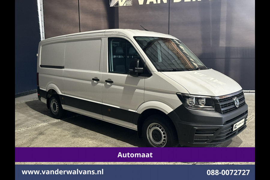 Volkswagen Crafter 2.0 TDI 141pk Automaat L3H2 L2H1 Euro6 Airco | Camera | Apple Carplay | 3000kg Trekhaak | Cruisecontrol Android Auto, Stoelverwarming, Parkeersensoren, Bijrijdersbank