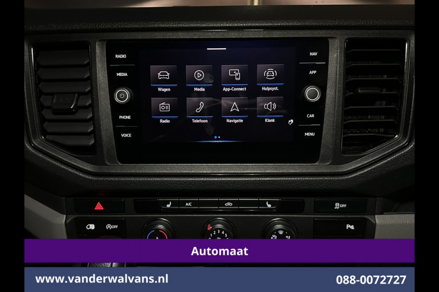 Volkswagen Crafter 2.0 TDI 141pk Automaat L3H2 L2H1 Euro6 Airco | Camera | Apple Carplay | 3000kg Trekhaak | Cruisecontrol Android Auto, Stoelverwarming, Parkeersensoren, Bijrijdersbank