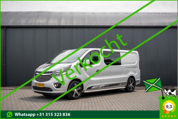 Opel Vivaro 1.6 CDTI L2H1 | DC 5-Zits | LED | Camera | Airco | Trekhaak