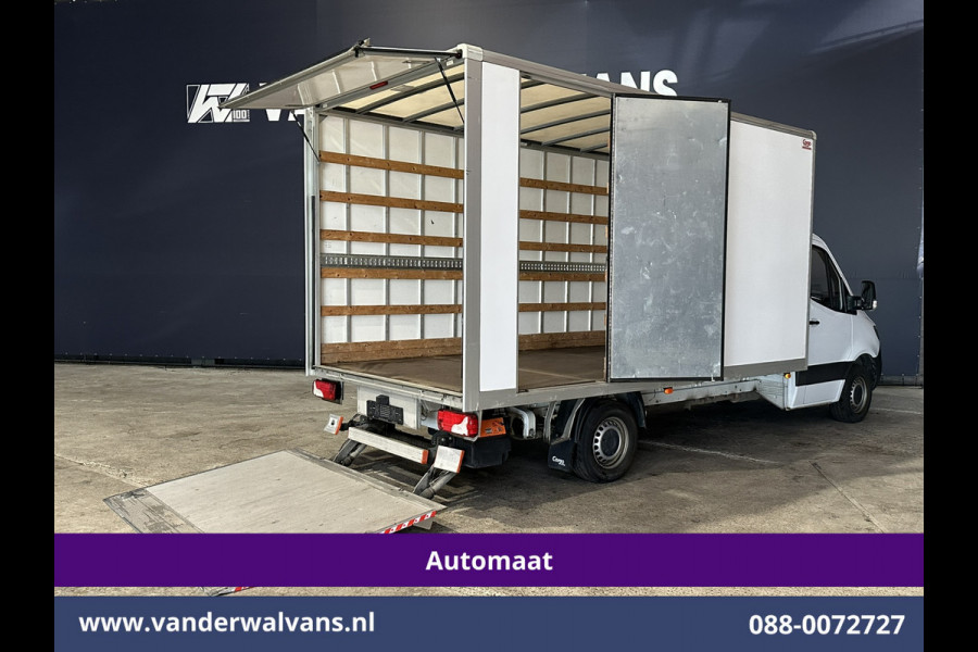 Mercedes-Benz Sprinter 315 CDI 228cm Hoog Automaat Bakwagen Laadklep Zijdeur Euro6 Airco | Lat om Lat betimmering | Leder Bijrijdersbank, 22m3 KUUB