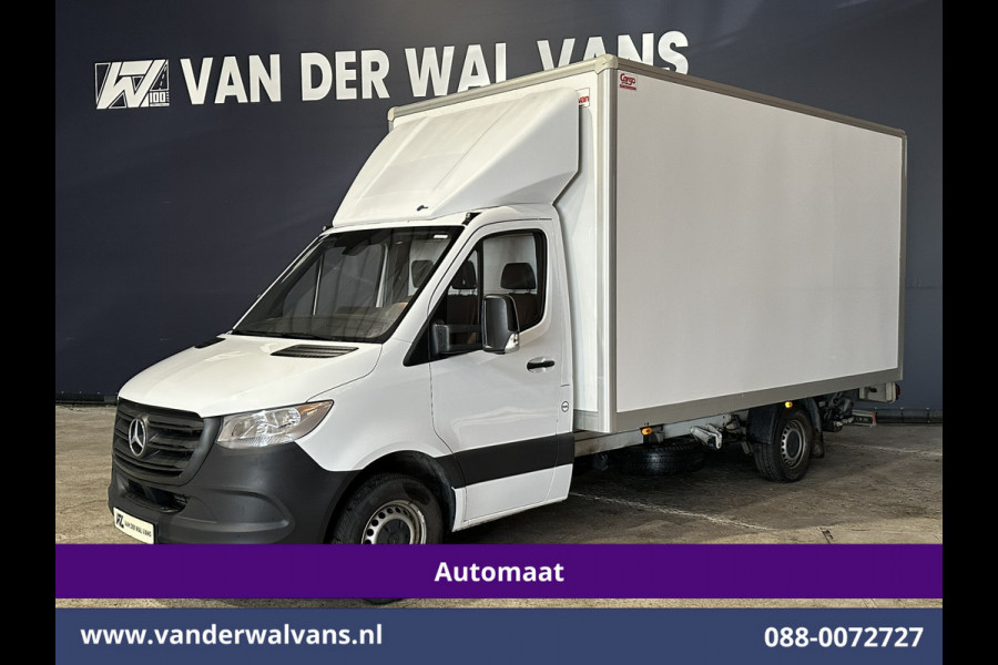 Mercedes-Benz Sprinter 315 CDI 228cm Hoog Automaat Bakwagen Laadklep Zijdeur Euro6 Airco | Lat om Lat betimmering | Leder Bijrijdersbank, 22m3 KUUB