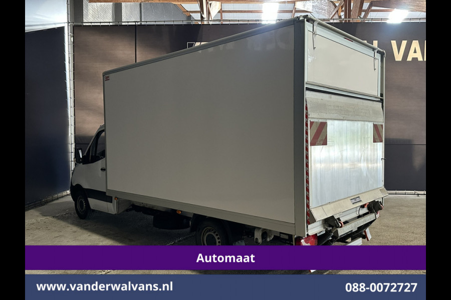 Mercedes-Benz Sprinter 315 CDI 228cm Hoog Automaat Bakwagen Laadklep Zijdeur Euro6 Airco | Lat om Lat betimmering | Leder Bijrijdersbank, 22m3 KUUB