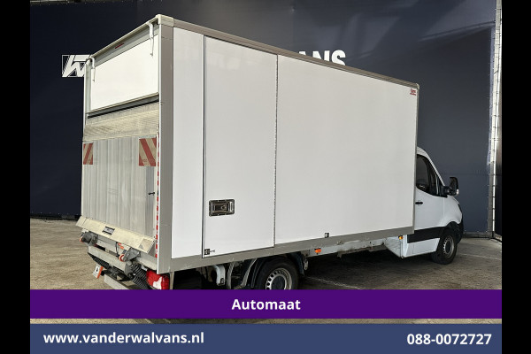Mercedes-Benz Sprinter 315 CDI 228cm Hoog Automaat Bakwagen Laadklep Zijdeur Euro6 Airco | Lat om Lat betimmering | Leder Bijrijdersbank, 22m3 KUUB