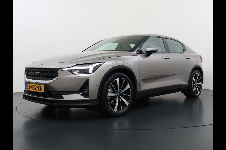 Polestar 2 Long Range Dual Motor Launch Ed. 78kWh 408PK Adap.Cruise Trekhaak Leder Panoramadak Harman&Kardon®-Audio BlindSpot 360°Camera St Keyless Draadloos Tel. Opladen Elek.Stoelen+Memory Elek.Achterklep Road-SIgn Info Lane Keeping Aid Ecc Pdc Lmv 19" Led Bluetooth 1e Eigenaar Dealeronderhouden 1.500KG Trekgewicht Zeer compleet