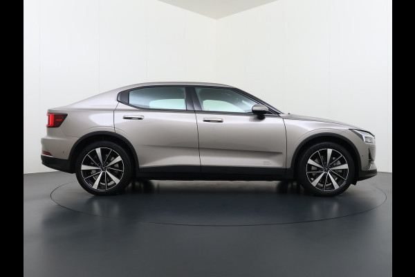 Polestar 2 Long Range Dual Motor Launch Ed. 78kWh 408PK Adap.Cruise Trekhaak Leder Panoramadak Harman&Kardon®-Audio BlindSpot 360°Camera St Keyless Draadloos Tel. Opladen Elek.Stoelen+Memory Elek.Achterklep Road-SIgn Info Lane Keeping Aid Ecc Pdc Lmv 19" Led Bluetooth 1e Eigenaar Dealeronderhouden 1.500KG Trekgewicht Zeer compleet