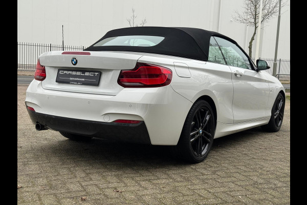 BMW 2 Serie Cabrio 218i High Executive M Sport Pakket, Leder, 18"LMV, Navigatie, Windscherm