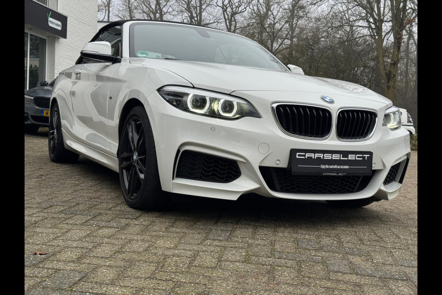 BMW 2 Serie Cabrio 218i High Executive M Sport Pakket, Leder, 18"LMV, Navigatie, Windscherm