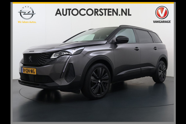 Peugeot 5008 131PK GT 7-Persoons Adap.Cruise 360°Camera 3D-Navi Ecc Apple Carplay Android Auto Keyless Black Pack Pdc Regen-Lichtsensor Privacy Glas Lmv Full-Led Isofix DAB Bluetooth Lane Assist Dodehoekdetectie 1e Eigenaar Dealeronderhouden Origineel Nederlandse Auto