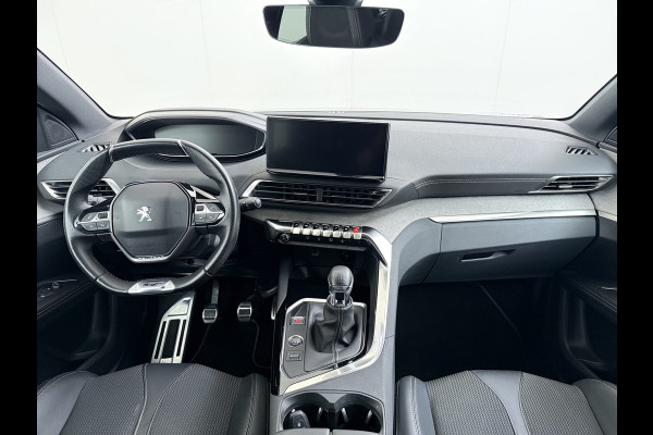 Peugeot 5008 131PK GT 7-Persoons Adap.Cruise 360°Camera 3D-Navi Ecc Apple Carplay Android Auto Keyless Black Pack Pdc Regen-Lichtsensor Privacy Glas Lmv Full-Led Isofix DAB Bluetooth Lane Assist Dodehoekdetectie 1e Eigenaar Dealeronderhouden Origineel Nederlandse Auto