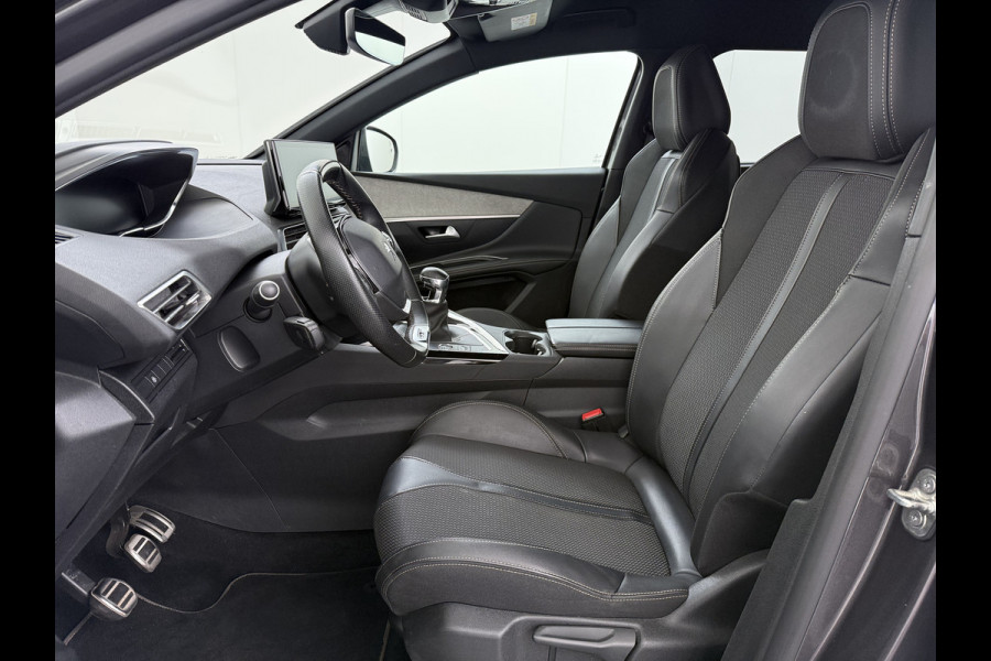 Peugeot 5008 131PK GT 7-Persoons Adap.Cruise 360°Camera 3D-Navi Ecc Apple Carplay Android Auto Keyless Black Pack Pdc Regen-Lichtsensor Privacy Glas Lmv Full-Led Isofix DAB Bluetooth Lane Assist Dodehoekdetectie 1e Eigenaar Dealeronderhouden Origineel Nederlandse Auto