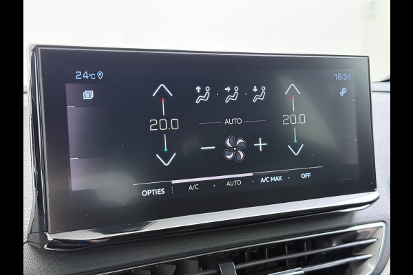 Peugeot 5008 131PK GT 7-Persoons Adap.Cruise 360°Camera 3D-Navi Ecc Apple Carplay Android Auto Keyless Black Pack Pdc Regen-Lichtsensor Privacy Glas Lmv Full-Led Isofix DAB Bluetooth Lane Assist Dodehoekdetectie 1e Eigenaar Dealeronderhouden Origineel Nederlandse Auto